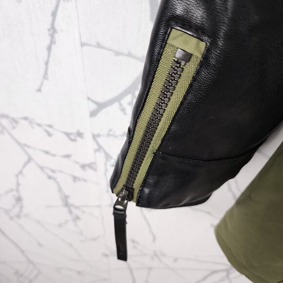 CLWR Colourwear Asymmetrical Full Zip Slash Jacket - Picture 7 of 10